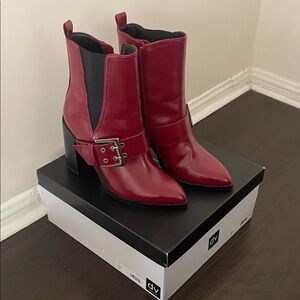 DV by Dolce Vita Women's Bold Red Heeled Boots